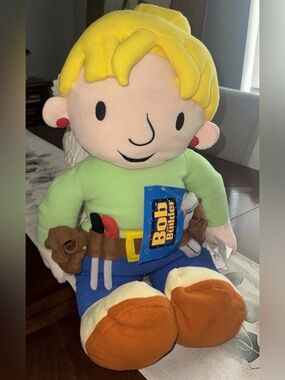 Vintage 2001 Bob the Builder Wendy Cuddle Pillow Betesh Group Plush w/ Tag HTF